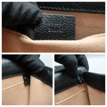 Load image into Gallery viewer, GUCCI Totem Leather Shoulder Bag Black
