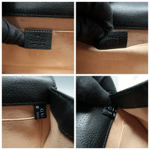 Load image into Gallery viewer, Gucci Web Crystal Butterfly Stripe Small Totem Calfskin Shoulder Bag Black