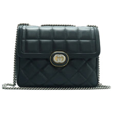 Load image into Gallery viewer, Gucci Deco Calfskin Quilted Small Shoulder Bag Black