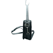 Load image into Gallery viewer, Gucci Morpheus Leather Satchel Bag Black