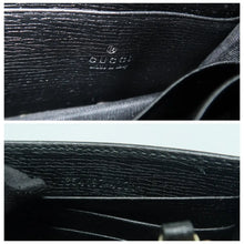 Load image into Gallery viewer, GUCCI Leather Shoulder Bag Black