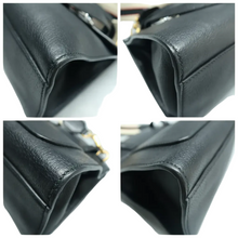 Load image into Gallery viewer, GUCCI Totem Leather Satchel Bag Black