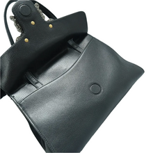 Load image into Gallery viewer, GUCCI Totem Leather Satchel Bag Black