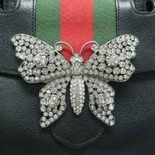 Load image into Gallery viewer, GUCCI Totem Leather Satchel Bag Black