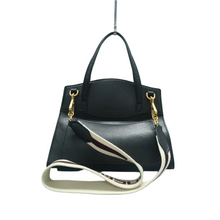 Load image into Gallery viewer, GUCCI Totem Leather Satchel Bag Black