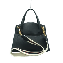 Load image into Gallery viewer, GUCCI Totem Leather Satchel Bag Black