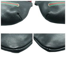 Load image into Gallery viewer, GUCCI PRINT Leather Belt Bag Black