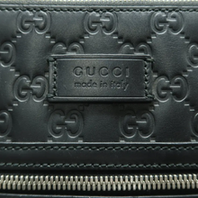 Load image into Gallery viewer, GUCCI Leather Shoulder Bag Black