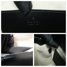 Load image into Gallery viewer, GUCCI Leather Satchel Bag Black