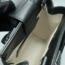 Load image into Gallery viewer, GUCCI Leather Satchel Bag Black