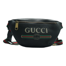 Load image into Gallery viewer, GUCCI Leather Belt Bag Black