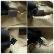 Load image into Gallery viewer, Gucci Leather Shoulder Bag Black