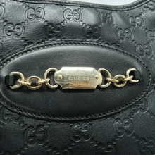 Load image into Gallery viewer, GUCCI Leather Shoulder Bag Black