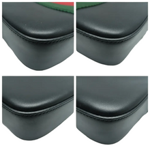 Load image into Gallery viewer, Gucci Leather Shoulder Bag Black