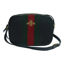 Load image into Gallery viewer, Gucci Leather Shoulder Bag Black