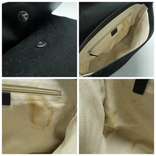 Load image into Gallery viewer, Gucci Leather Shoulder Bag Black