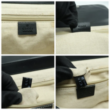 Load image into Gallery viewer, Gucci Leather Shoulder Bag Black