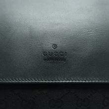 Load image into Gallery viewer, Gucci Leather Shoulder Bag Black