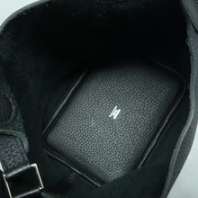 Load image into Gallery viewer, HERMES Picotin Leather Clutch Bag Black