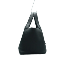 Load image into Gallery viewer, HERMES Picotin Leather Clutch Bag Black