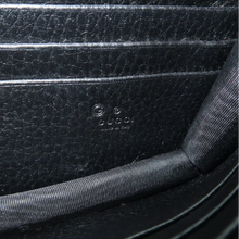 Load image into Gallery viewer, GUCCI Interlocking Leather Shoulder Bag Black