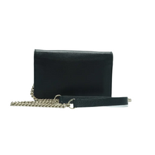 Load image into Gallery viewer, GUCCI Interlocking Leather Shoulder Bag Black