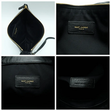 Load image into Gallery viewer, Yves Saint Laurent Jamie W/P Leather Shoulder Bag Black