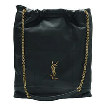 Load image into Gallery viewer, Yves Saint Laurent Jamie W/P Leather Shoulder Bag Black