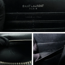 Load image into Gallery viewer, Yves Saint Laurent Leather Tassel Shoulder Bag Black