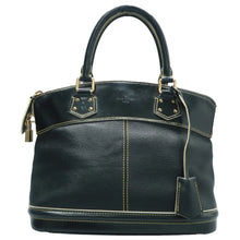 Load image into Gallery viewer, Louis Vuitton Lockit Vertical Leather Tote Bag Black