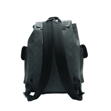 Load image into Gallery viewer, Louis Vuitton Christopher Damier Graphite Canvas Backpack Bag Black