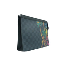 Load image into Gallery viewer, Louis Vuitton Damier Graphite Canvas Clutch Bag Black