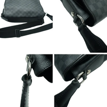 Load image into Gallery viewer, Louis Vuitton Damier Graphite Canvas Shoulder Bag Black