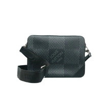 Load image into Gallery viewer, LOUIS VUITTON Trio Monogram Canvas Shoulder Bag Black
