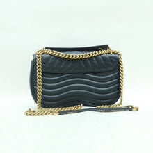 Load image into Gallery viewer, LOUIS VUITTON New Wave Leather Shoulder Bag Black