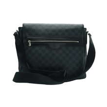 Load image into Gallery viewer, Louis Vuitton Damier Graphite Canvas Shoulder Bag Black