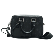 Load image into Gallery viewer, Louis Vuitton Damier Ebene Canvas Satchel Bag Black