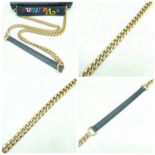 Load image into Gallery viewer, LOUIS VUITTON New Wave Leather Shoulder Bag Black