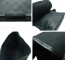 Load image into Gallery viewer, Louis Vuitton Damier Graphite Canvas Shoulder Bag Black