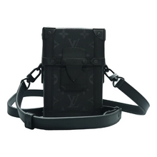 Load image into Gallery viewer, Louis Vuitton Trunk Vertical Monogram Canvas Shoulder Bag Black