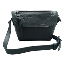 Load image into Gallery viewer, Louis Vuitton Monogram Leather Shoulder Bag Black