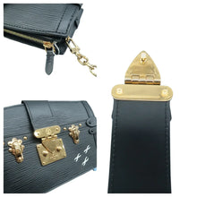 Load image into Gallery viewer, LOUIS VUITTON Trunk EPI Leather Shoulder Bag Black
