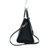 Load image into Gallery viewer, Louis Vuitton Very Tote Monogram Leather Satchel Bag Black