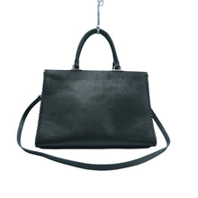 Load image into Gallery viewer, Louis Vuitton Very Tote Monogram Leather Satchel Bag Black