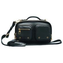 Load image into Gallery viewer, Louis Vuitton Utility Black Leather Crossbody Bag Black