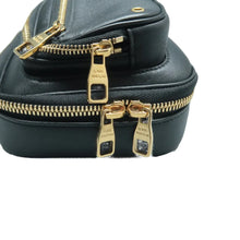 Load image into Gallery viewer, Louis Vuitton Utility Black Leather Crossbody Bag Black