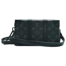 Load image into Gallery viewer, Louis Vuitton Soft Trunk Monogram Canvas Shoulder Bag Black