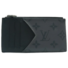 Load image into Gallery viewer, Louis Vuitton Monogram Canvas Coin Wallet Black