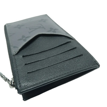 Load image into Gallery viewer, Louis Vuitton Monogram Canvas Coin Wallet Black
