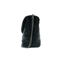 Load image into Gallery viewer, YVES SAINT LAURENT Loulou Leather Shoulder Bag Black